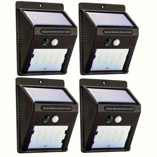 Luminária Solar 20LED com Sensor