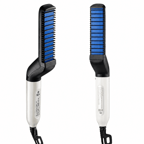 Pente Alisador de Cabelo e Barba Masculino Elétrico Bivolt | Leddred